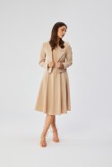 Sukienka Model S358 Beige - Stylove Stylove Sukienka Model S358 Beige - Stylove Stylove