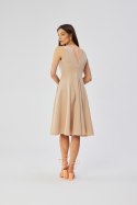 Sukienka Model S358 Beige - Stylove Stylove Sukienka Model S358 Beige - Stylove Stylove