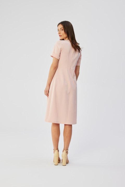 Sukienka Model S361 Powder Pink - Stylove Stylove Sukienka Model S361 Powder Pink - Stylove Stylove