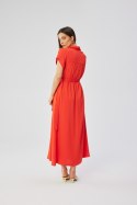 Sukienka Model S364 Coral - Stylove Stylove Sukienka Model S364 Coral - Stylove Stylove