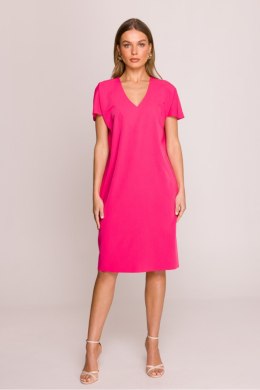Sukienka Model S392 Pink - Stylove Stylove
