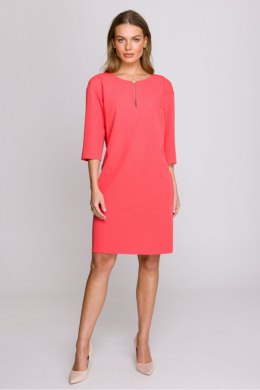 Sukienka Model S394 Coral - Stylove Stylove