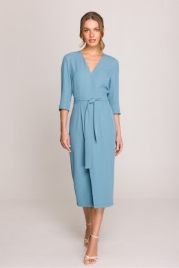 Sukienka Model S396 Cold Blue - Stylove Stylove