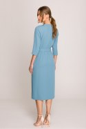 Sukienka Model S396 Cold Blue - Stylove Stylove Sukienka Model S396 Cold Blue - Stylove Stylove