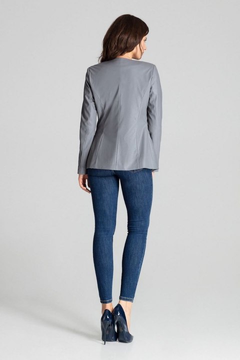 Żakiet Model L073 Grey - Lenitif Lenitif Żakiet Model L073 Grey - Lenitif Lenitif