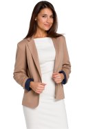 Żakiet Model S154 Beige - Stylove Stylove Żakiet Model S154 Beige - Stylove Stylove