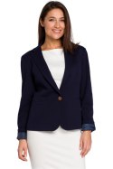 Żakiet Model S154 Navy - Stylove Stylove Żakiet Model S154 Navy - Stylove Stylove