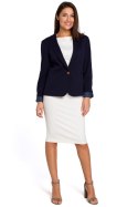 Żakiet Model S154 Navy - Stylove Stylove Żakiet Model S154 Navy - Stylove Stylove