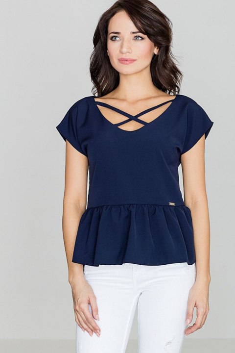 Bluzka Model K396 Navy - Lenitif Lenitif Bluzka Model K396 Navy - Lenitif Lenitif