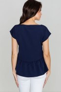 Bluzka Model K396 Navy - Lenitif Lenitif Bluzka Model K396 Navy - Lenitif Lenitif