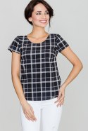 Bluzka Model K422 Wzór 46 Black - Lenitif Lenitif Bluzka Model K422 Wzór 46 Black - Lenitif Lenitif