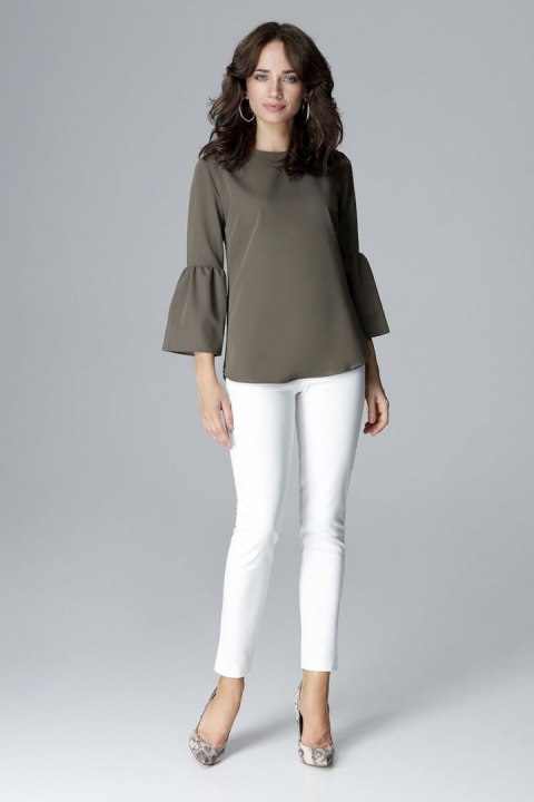 Bluzka Model L010 Olive - Lenitif Lenitif Bluzka Model L010 Olive - Lenitif Lenitif
