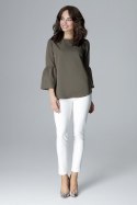 Bluzka Model L010 Olive - Lenitif Lenitif Bluzka Model L010 Olive - Lenitif Lenitif