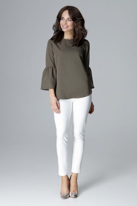 Bluzka Model L010 Olive - Lenitif Lenitif Bluzka Model L010 Olive - Lenitif Lenitif