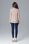 Bluzka Model L020 Beige - Lenitif Lenitif Bluzka Model L020 Beige - Lenitif Lenitif