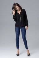 Bluzka Model L023 Black - Lenitif Lenitif Bluzka Model L023 Black - Lenitif Lenitif