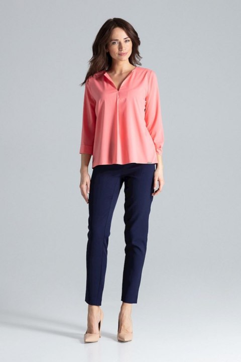 Bluzka Model L035 Coral - Lenitif Lenitif Bluzka Model L035 Coral - Lenitif Lenitif