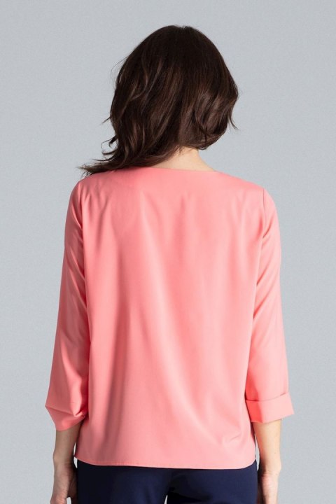Bluzka Model L035 Coral - Lenitif Lenitif Bluzka Model L035 Coral - Lenitif Lenitif