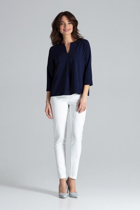 Bluzka Model L035 Navy - Lenitif Lenitif Bluzka Model L035 Navy - Lenitif Lenitif