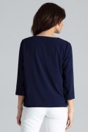 Bluzka Model L035 Navy - Lenitif Lenitif Bluzka Model L035 Navy - Lenitif Lenitif