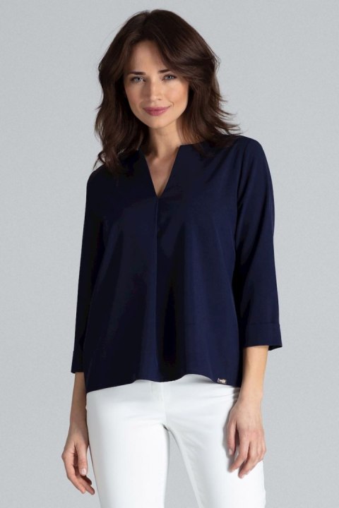 Bluzka Model L035 Navy - Lenitif Lenitif Bluzka Model L035 Navy - Lenitif Lenitif