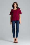 Bluzka Model L052 Bordo - Lenitif Lenitif Bluzka Model L052 Bordo - Lenitif Lenitif