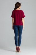 Bluzka Model L052 Bordo - Lenitif Lenitif Bluzka Model L052 Bordo - Lenitif Lenitif