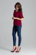 Bluzka Model L052 Bordo - Lenitif Lenitif Bluzka Model L052 Bordo - Lenitif Lenitif