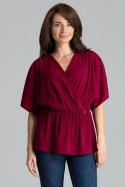 Bluzka Model L063 Bordo - Lenitif Lenitif