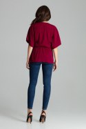 Bluzka Model L063 Bordo - Lenitif Lenitif