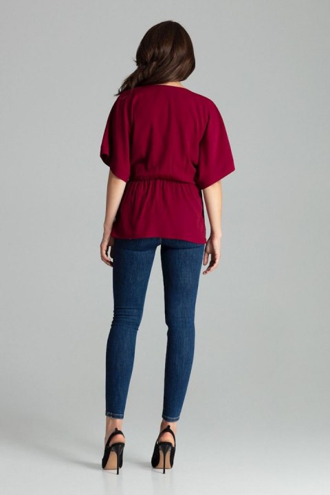 Bluzka Model L063 Bordo - Lenitif Lenitif Bluzka Model L063 Bordo - Lenitif Lenitif