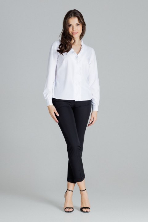 Bluzka ModelL077 White - Lenitif Lenitif Bluzka ModelL077 White - Lenitif Lenitif