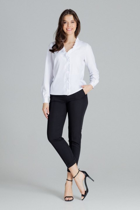 Bluzka ModelL077 White - Lenitif Lenitif Bluzka ModelL077 White - Lenitif Lenitif