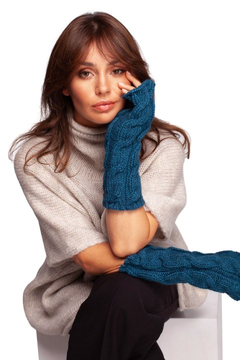 Rękawiczki Model BK098 Morski - BE Knit BE Knit Rękawiczki Model BK098 Morski - BE Knit BE Knit