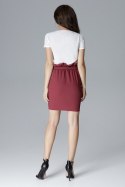 Spódnica Model L019 Bordo - Lenitif Lenitif Spódnica Model L019 Bordo - Lenitif Lenitif