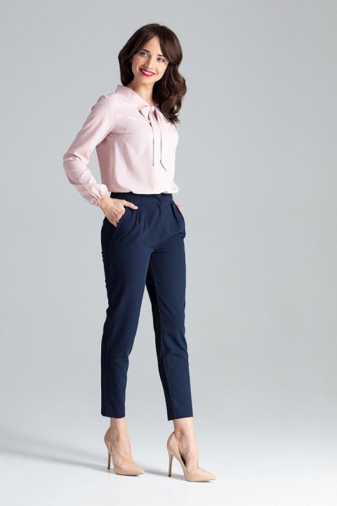 Spodnie Damskie Model L028 Navy - Lenitif Lenitif Spodnie Damskie Model L028 Navy - Lenitif Lenitif