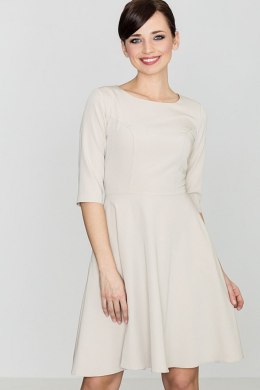 Sukienka Model K219 Beige - Lenitif Lenitif
