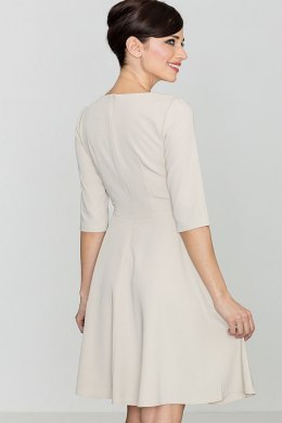 Sukienka Model K219 Beige - Lenitif Lenitif
