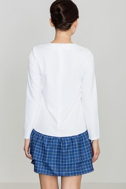 Sukienka Model K423 Wzór 48 White - Lenitif Lenitif