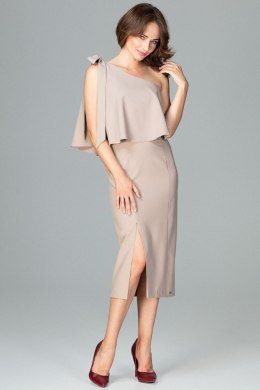 Sukienka Model K489 Beige - Lenitif Lenitif