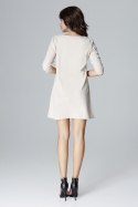 Sukienka Model L001 Beige - Lenitif Lenitif Sukienka Model L001 Beige - Lenitif Lenitif