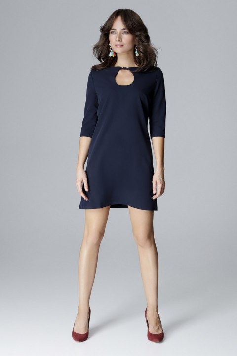 Sukienka Model L001 Navy - Lenitif Lenitif Sukienka Model L001 Navy - Lenitif Lenitif