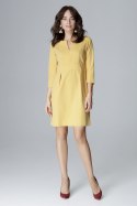 Sukienka Model L004 Yellow - Lenitif Lenitif Sukienka Model L004 Yellow - Lenitif Lenitif