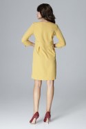 Sukienka Model L004 Yellow - Lenitif Lenitif Sukienka Model L004 Yellow - Lenitif Lenitif