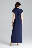 Sukienka Model L033 Navy - Lenitif Lenitif Sukienka Model L033 Navy - Lenitif Lenitif