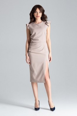 Sukienka Model L034 Beige - Lenitif Lenitif