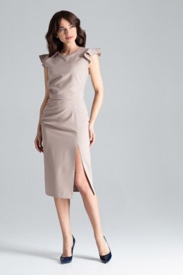 Sukienka Model L034 Beige - Lenitif Lenitif