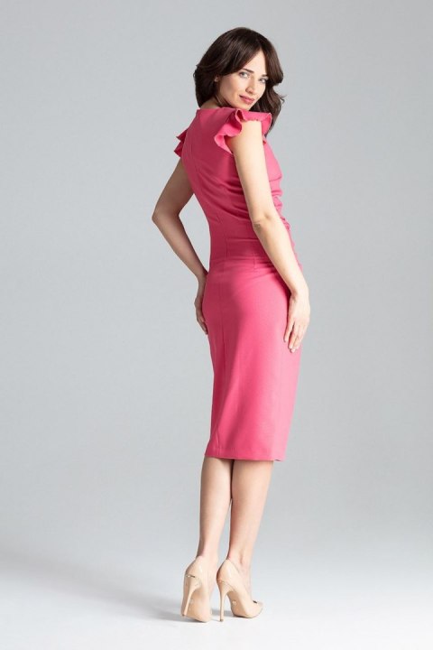Sukienka Model L034 Coral - Lenitif Lenitif Sukienka Model L034 Coral - Lenitif Lenitif