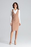 Sukienka Model L039 Brown - Lenitif Lenitif Sukienka Model L039 Brown - Lenitif Lenitif