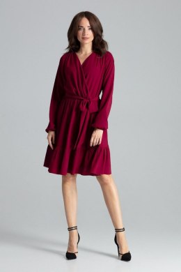 Sukienka Model L053 Bordo - Lenitif Lenitif